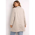 Women’s Classic Longline Blazer Coat – Elegant Casual Lapel Jacket - Coat / Outerwear