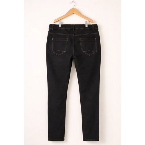 Women’s High-Waisted Stretch Skinny Jeans – Sculpting Slim Fit Denim (Black) - Jeans