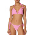 Women’s Pink Triangle String Bikini Set