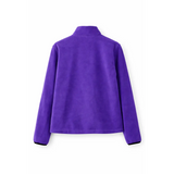 Women’s Purple Full Zip Fleece Jacket - Women’s Jacket