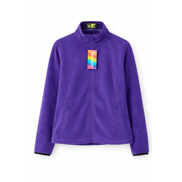 Women’s Purple Full Zip Fleece Jacket - Women’s Jacket
