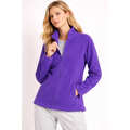 Women’s Purple Full Zip Fleece Jacket - Women’s Jacket