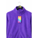 Women’s Purple Full Zip Fleece Jacket - Women’s Jacket