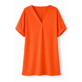 Women’s V-Neck Shift Dress – Casual Short Sleeve Mini Dress - Dresses