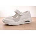 Women’s White Comfort Platform Mary Jane Shoes – Lightweight Casual Walking Shoes
